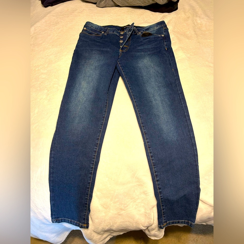 SKINNY TAHARI BLUE JEANS